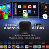 Wireless CarPlay Android Auto AI Adapter for Factory Systems