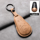 Car Remote Key Case Cover For Voyah Free Dream Phev i-Land 2024 Sheep Suede Key Case Shell Fob Protective Keychains Accessories