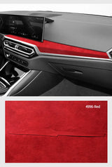 For BMW Two-gate G42 3er I3 G20 G28 4er I4 G23 Center Console Dashboard Trim Sticker Car Interior Accessories Made of Alcantara