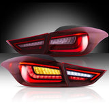 LED Tail Lights with Sequential Signal for Elantra 2011-2016