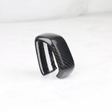 Carbon Fiber Gear Shift Cover for Volvo Models Car Interior Accessory LINGLUYANG black