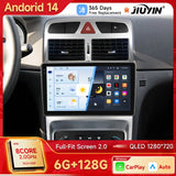 9-Inch Android 13 Head Unit for Peugeot 307 2002–2013 Android Head Unit JIUYIN