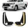 LED DRL Fog Lamp with Turn Signal for Toyota Hilux Revo