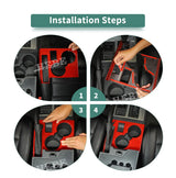 Interior Decoration Cover Stickers for Dodge Nitro 2007-2012 Car Interior Accessory HEBE