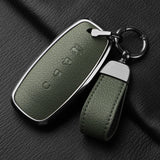 4 Button Aluminum Alloy Goatskin Car Key Case Cover for Nissan 4 Button Aluminum Alloy Car Key Case Cover OEM