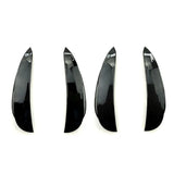 For Mercedes Benz E Class E300L E43 AMG E200L 16-20 Car Front Wind Knife Sticker Optimized Airflow Exterior Accessories Exter