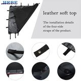 Leather Soft Top Sunshade Cover for Jeep Wrangler JK 2-Door Car Interior Accessory HEBE