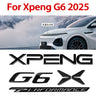For Xpeng G6 2025 Blackened Car Logo Exterior Black Warrior Badge Accessories
