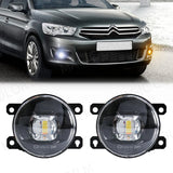 8000LM Universal LED Fog Lights for Citroen Ford Honda Car Interior Accessory MAGIC COLORM