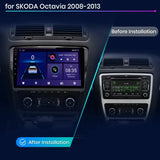 10-Inch Android 12 Touchscreen Head Unit for Skoda Octavia Android Head Unit JIUYIN