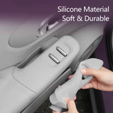 Leapmotor B10 Car Door Storage Box Silicone Pad Door Handle Protective Cover Window Lifting Panel Anti-slip Storage Pocket Ca