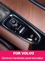 Center Console Chrome Trim Cover for Volvo XC90 2015+ Car Interior Accessory LINGLUYANG