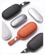 Leather Car Smart Key For Li Lixiang L7 L8 2022 2023 Fob Case Cover For Leading Ideal One Li Auto L9 Keychain Key Accessories