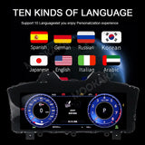 Digital LCD Instrument Cluster for Jaguar XF 2010–2020 Android Head Unit Aotsr