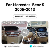 Dual Screen Android Head Unit for Mercedes-Benz S-Class Android Head Unit Aotsr
