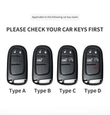 Car Key Cover Case Protective Shell Fob For Jeep Renegade Compass Grand Cherokee For Chrysler 300c Wrangler Dodge Car Key Cov
