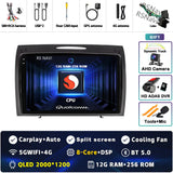 Android 15 2K QLED Stereo for Mercedes-Benz SLK-Class 2004–2011
