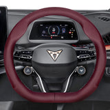 Ultra-Thin Breathable Leather Wheel Cover for Cupra