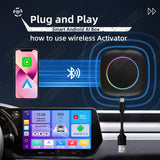 Android 15 AI CarPlay Box 8GB RAM 256GB WiFi 4G CarPlay Adapter AKAMATE