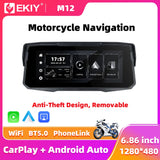6.86 inch Wireless CarPlay GPS for Universal Moto Android Head Unit EKIY