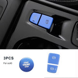 Center Console Start Button Sticker for Volvo XC40 Car Interior Accessory LINGLUYANG xc40 2