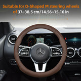 Leather Steering Wheel Cover for Mercedes C-Class E-Class