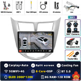 2K QLED Android Multimedia Player for Hyundai Solaris 2010-2016