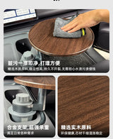 Leapmotor C10 C16 Car Floating Table Tray Rotatable Square Desk For Dining Table Office Tea Interior Accessories