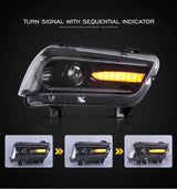 Dual Beam Projector Headlights Signal Dodge Charger