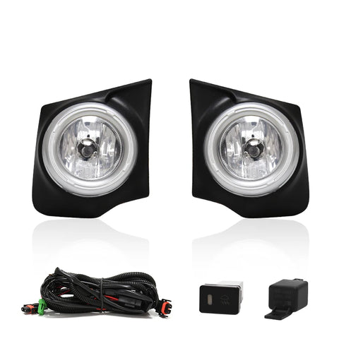 Halogen Fog Light Kit for Mitsubishi Triton 2015-2018 Fog Light Assembly MAGIC COLORM