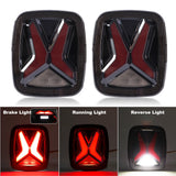 Led Tail Lights Rear Brake Light for Jeep Wrangler TJ Car Accessories YJ CJ Waterproof Led 12v Drl Reverse Tail Lamp Led Light