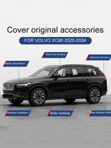 Window Frame Bright Black Trim for Volvo XC90 V60 Car Interior Accessory LINGLUYANG