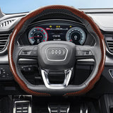 Wave Carbon Fiber Wheel Cover for Audi
