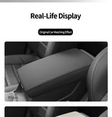 Suede Leather Armrest Cover for Honda CR-V 2023