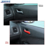 Door Handle Trim Carbon Fiber for Chrysler 300C Dodge Charger Car Interior Accessory HEBE