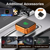 2in1 Wireless CarPlay Android Auto Adapter USB Dongle CarPlay Adapter AKAMATE
