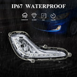 Waterproof LED DRL Fog Lights for Hyundai Accent 2012-2017 Fog Light MAGIC COLORM
