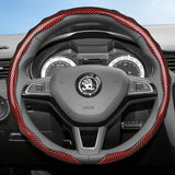 Steering Wheel Cover Carbon Fiber for Skoda Octavia