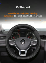 Breathable Leather Steering Cover for Renault Cars
