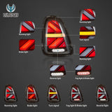 Vland Sequential Tail Lights Mini Cooper 07-13 Car Interior Accessory Vland