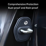 For Leapmotor B10 B01 C10 C01 C11 C16 T03 Car Silicone Door Lock Cover Anti Vibration Buffer Pad PROTECTIVE ACCESSORIES Car S