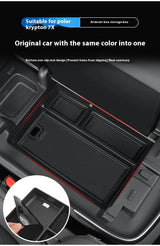 For ZEEKR 7X Car Armrest Storage Box Interior Modification Center Console Storage Box