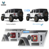 Vland Animated OLED Tail Lights for Jeep Wrangler JL Car Interior Accessory Vland
