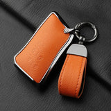 5 Button Metal and Leather Car Key Case Cover For Lexus LM350h LM500H