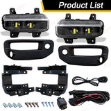 LED Fog Lamps DRL for Dodge Ram 1500 2019-2024
