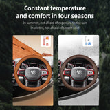 Breathable Leather Steering Wheel Cover for Ram Trucks Car Interior Accessory Hocasen