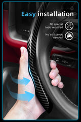 Carbon Fiber Steering Wheel Cover for Aion Y Plus