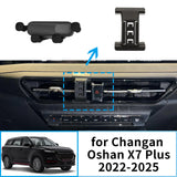Clip-On Wireless Charging Phone Holder for Changan Oshan X7 Plus Car Phone Holder OEM