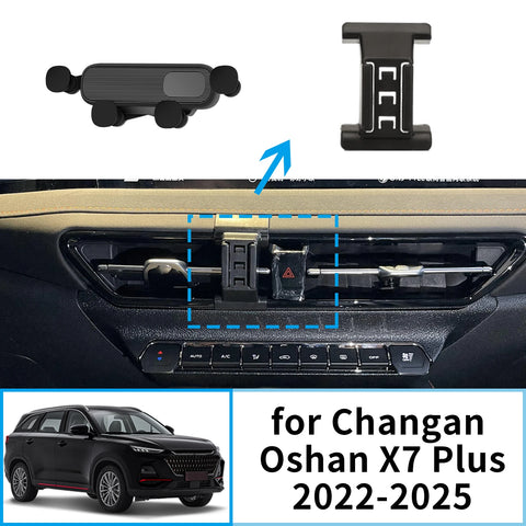 Clip-On Wireless Charging Phone Holder for Changan Oshan X7 Plus Car Phone Holder OEM