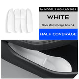 For Tesla New Model 3+ Highland 2024 Rear Full Storage Box Door Handle Armrest Tray Organizer